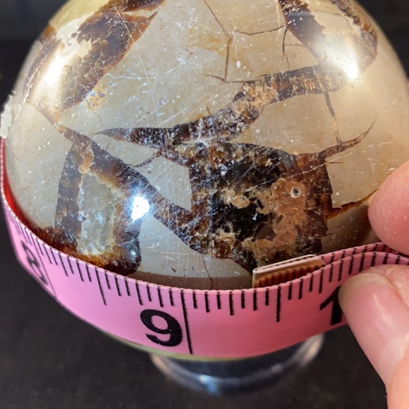 Serpentine and black calcite spear from Madagascar - Picture 4 of 5